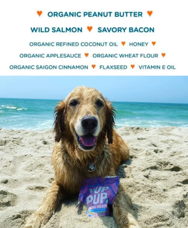 All natural, organic, full spectrum, non GMO, HEMP Derived CBD. Organic Peanut Butter, Wild salmon, savory bacon, organic refined coconut oil, honey, organic applesauce, organic wheat flour, organic saigon cinnamon, flaxseed, vitamin E Oil